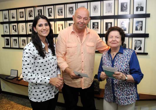 Nathália Siqueira, Ricardo Paiva e Rachel Niskier