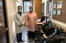 Médica doa duas mil máscaras de proteção ao Hospital das Clínicas da USP, um dos centros de atendimento aos pacientes com COVID-19, em São Paulo 