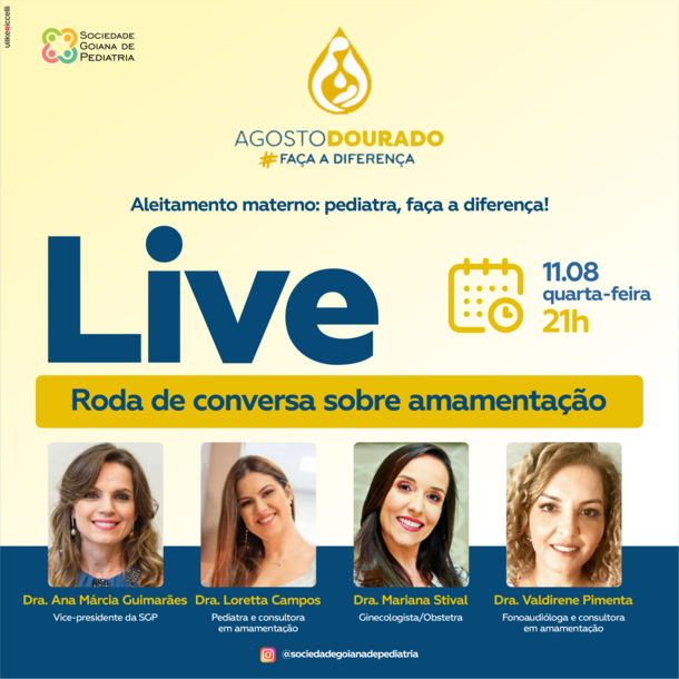 Roda de conversa sobre amamentação