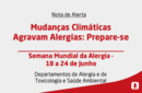Mudanças Climáticas Agravam Alergias: Prepare-se  - Semana Mundial da Alergia - 18 a 24 de Junho 