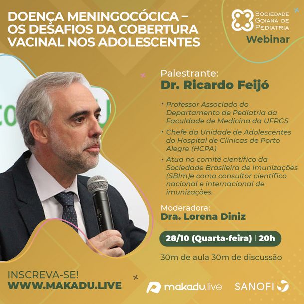 Live: Doença meningocócica e os desafios da cobertura vacinal nos adolescentes