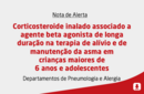 Corticosteroide inalado associado a agente beta agonista de longa duração na terapia de alívio e de manutenção da asma em crianças maiores de 6 anos e adolescentes 