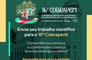 Inscrições de trabalhos científicos para 16º Cobrapem vão até 24 de setembro 