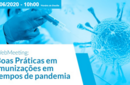 SBP, SBIm e Unicef lançarão cartilha sobre vacinação durante a pandemia de Covid-19 