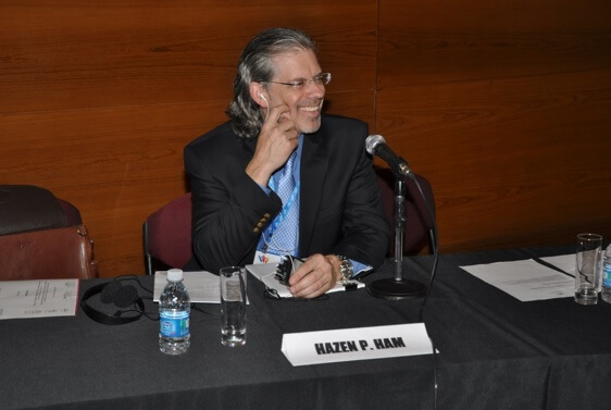 Hazen Ham, secretário executivo do GPEC, no Fórum do Rio de Janeiro