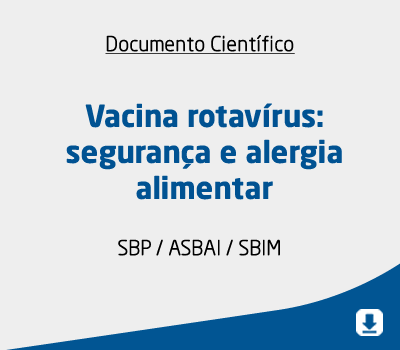 Vacina rotavírus: segurança e alergia alimentar