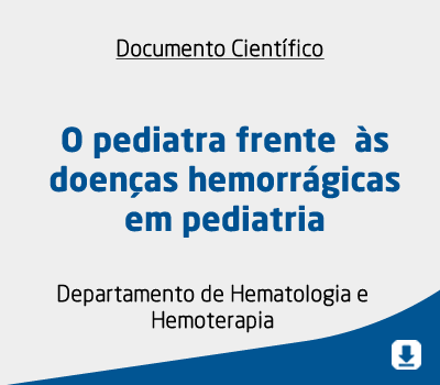 O pediatra frente  às doenças hemorrágicas  em pediatria