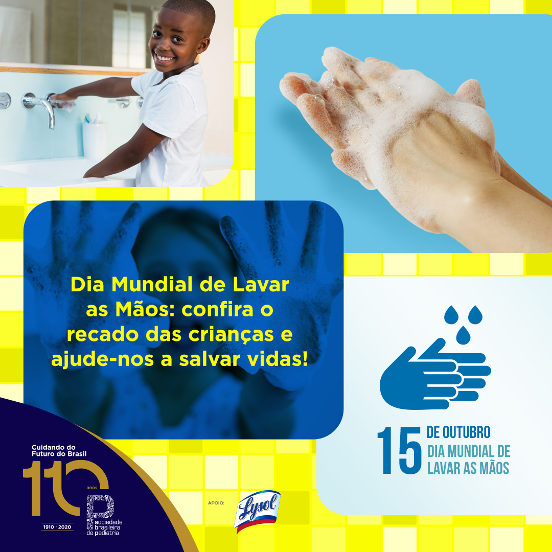 Dia mundial de lavar as mãos: confira o recado das crianças e ajude-nos a salvar vidas