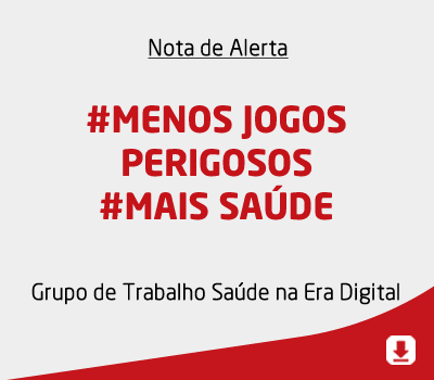 #MENOS JOGOS PERIGOSOS #MAIS SAÚDE