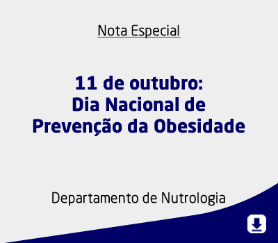 11 de outubro: Dia Nacional de Prevenção da Obesidade