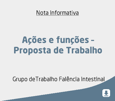 Ações e funções – Proposta de Trabalho