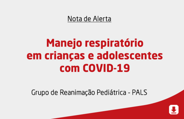 Manejo respiratório em crianças e adolescentes com COVID-19