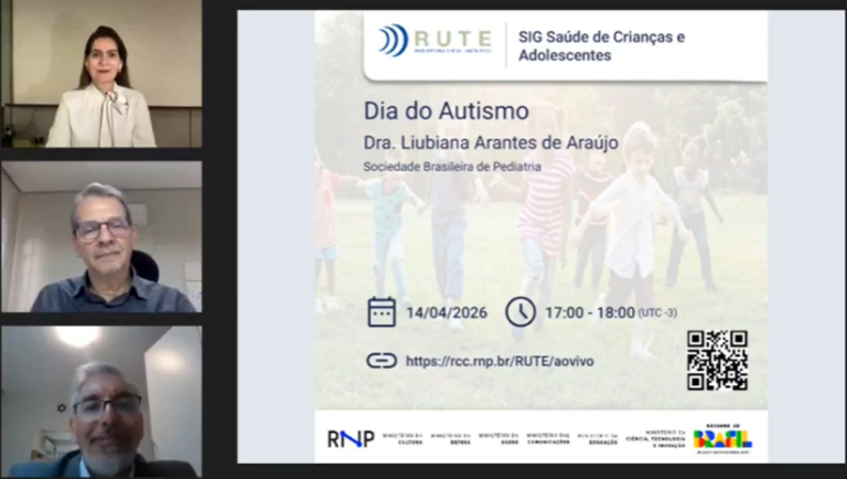 Em parceria com a Rede RUTE, SBP realiza webinar de atualização científica sobre TEA
