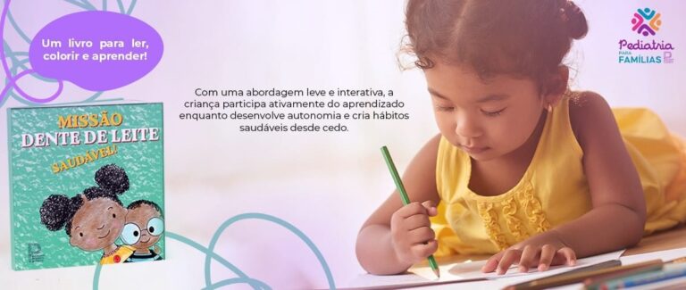Missão dente de leite saudável: SBP lança livro infantil focado na saúde oral das crianças